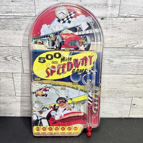 2007 Schylling 500 Mile Speedway Hand Held Pinball Game - Picture 1 of 9